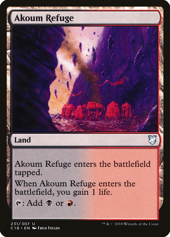 Akoum Refuge [Commander 2018] | Tables and Towers