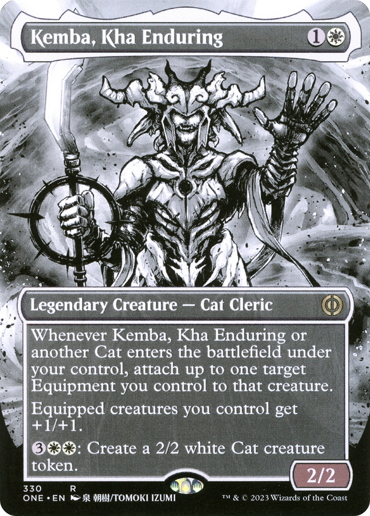 Kemba, Kha Enduring (Borderless Manga) [Phyrexia: All Will Be One] | Tables and Towers