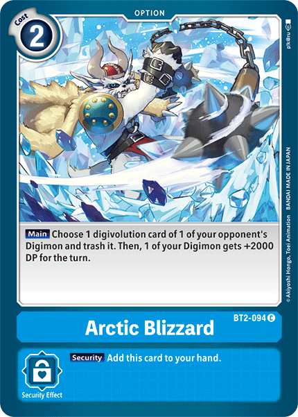 Arctic Blizzard [BT2-094] [Release Special Booster Ver.1.5] | Tables and Towers