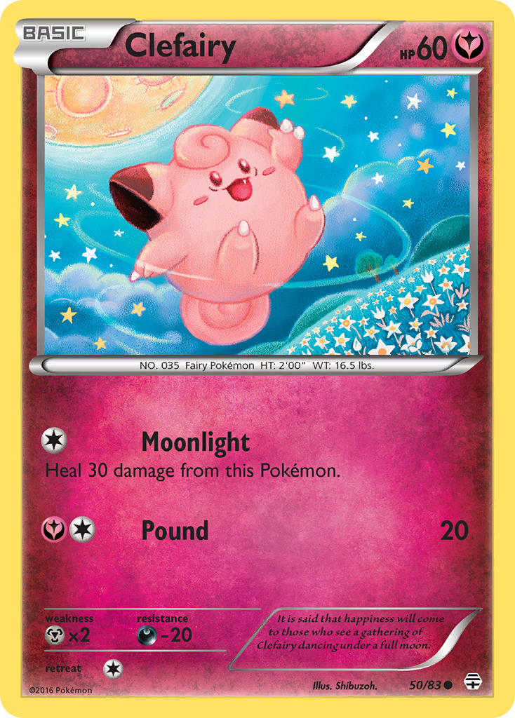 Clefairy (50/83) [XY: Generations] | Tables and Towers