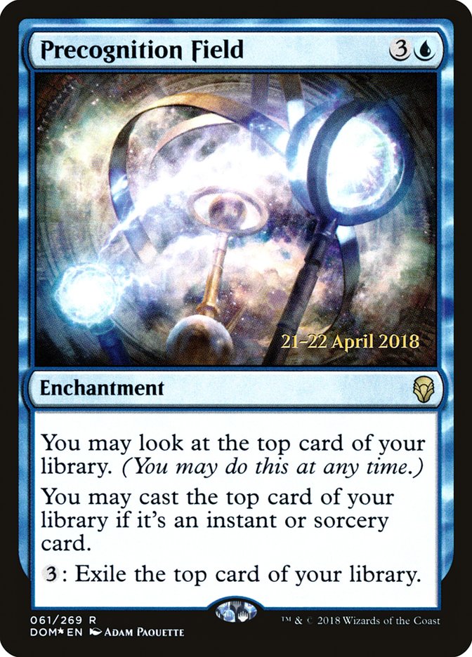 Precognition Field [Dominaria Prerelease Promos] | Tables and Towers