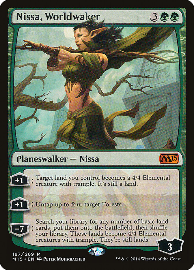 Nissa, Worldwaker [Magic 2015] | Tables and Towers