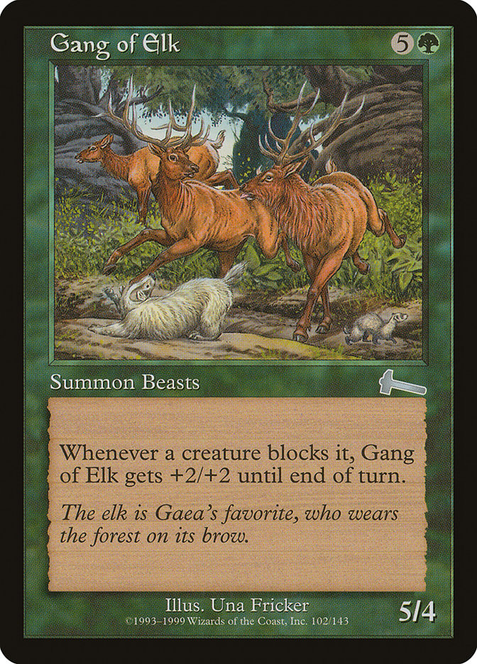 Gang of Elk [Urza's Legacy] | Tables and Towers