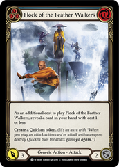 Flock of the Feather Walkers (Blue) [U-WTR184] (Welcome to Rathe Unlimited)  Unlimited Rainbow Foil | Tables and Towers