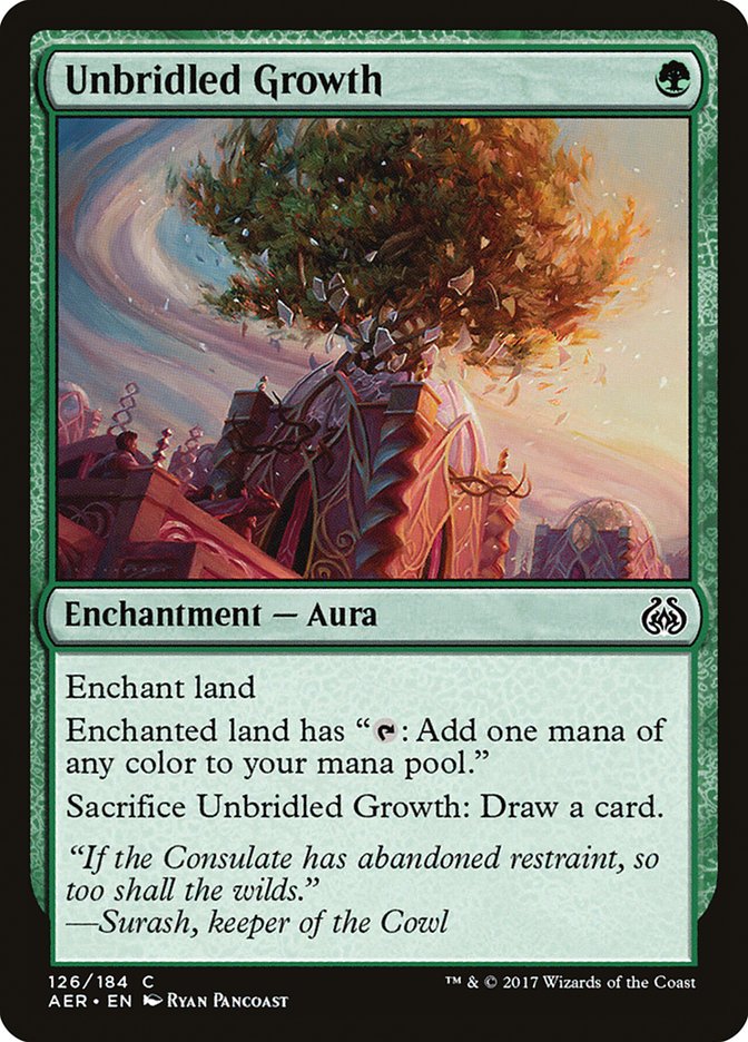 Unbridled Growth [Aether Revolt] | Tables and Towers