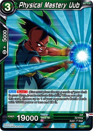 Physical Mastery Uub (BT5-063) [Miraculous Revival] | Tables and Towers