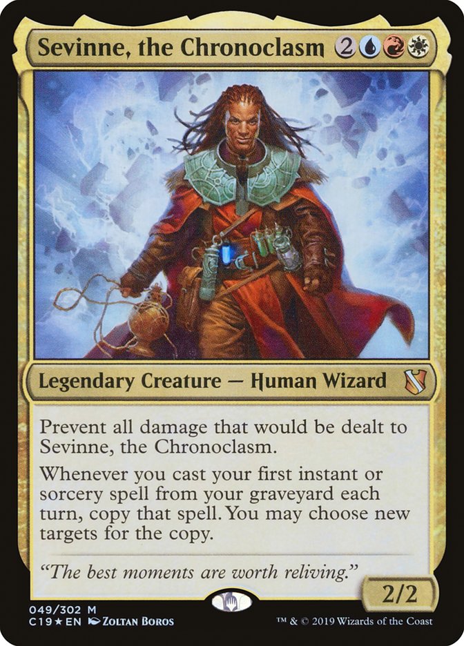 Sevinne, the Chronoclasm [Commander 2019] | Tables and Towers