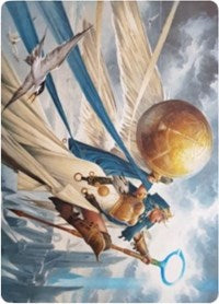 Linvala, Shield of Sea Gate Art Card [Zendikar Rising Art Series] | Tables and Towers