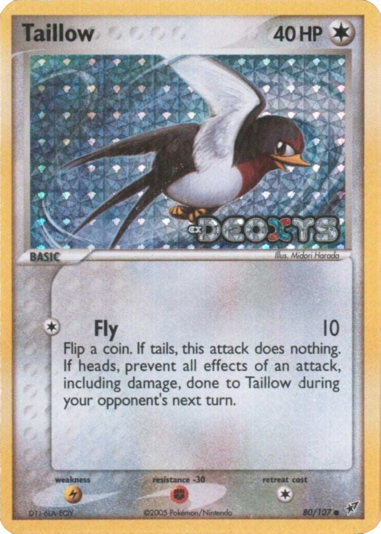 Taillow (80/107) (Stamped) [EX: Deoxys] | Tables and Towers