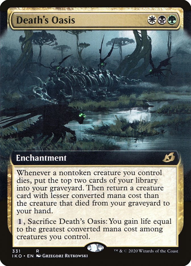 Death's Oasis (Extended Art) [Ikoria: Lair of Behemoths] | Tables and Towers