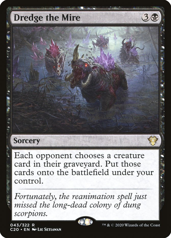 Dredge the Mire [Commander 2020] | Tables and Towers