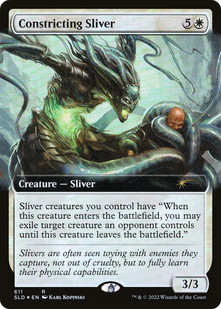 Constricting Sliver (Extended Art) [Secret Lair Drop Promos] | Tables and Towers