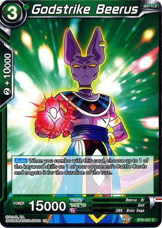 Godstrike Beerus (BT6-057) [Destroyer Kings] | Tables and Towers