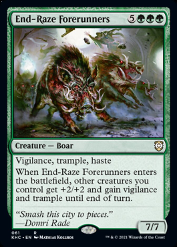 End-Raze Forerunners [Kaldheim Commander] | Tables and Towers