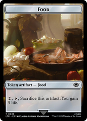 Ballistic Boulder // Food (0023) Double-Sided Token (Surge Foil) [The Lord of the Rings: Tales of Middle-Earth Tokens] | Tables and Towers