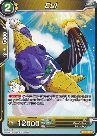 Cui (BT1-105) [Galactic Battle] | Tables and Towers