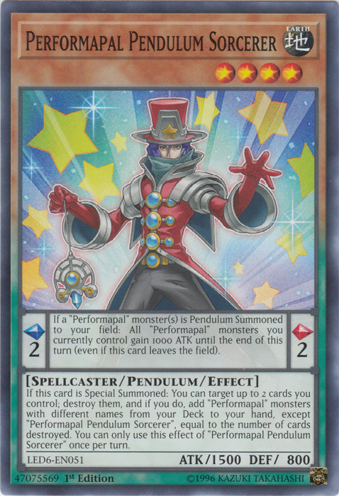 Performapal Pendulum Sorcerer [LED6-EN051] Common | Tables and Towers