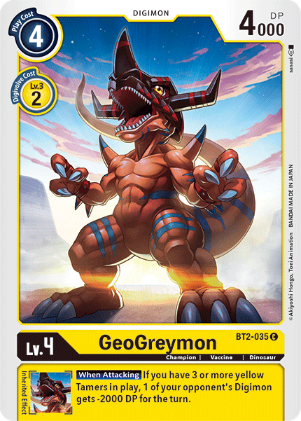 GeoGreymon [BT2-035] [Release Special Booster Ver.1.5] | Tables and Towers