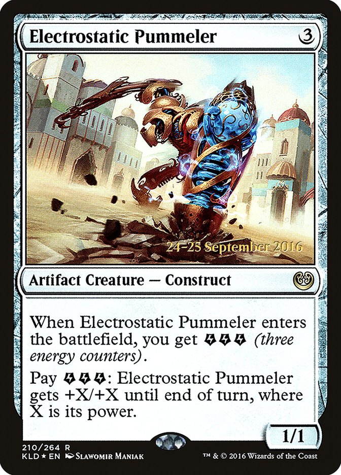 Electrostatic Pummeler [Kaladesh Prerelease Promos] | Tables and Towers