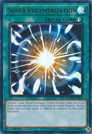 Super Polymerization [DUDE-EN040] Ultra Rare | Tables and Towers