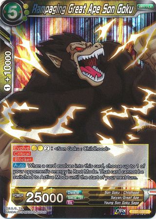 Rampaging Great Ape Son Goku (BT3-089) [Cross Worlds] | Tables and Towers