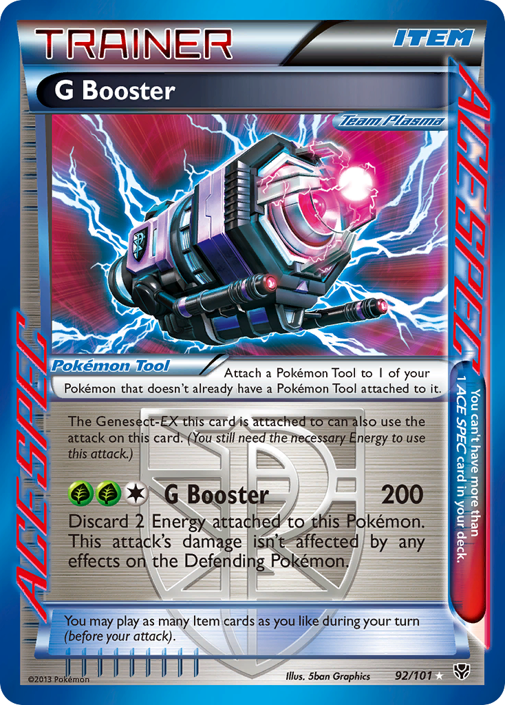 G Booster (92/101) [Black & White: Plasma Blast] | Tables and Towers