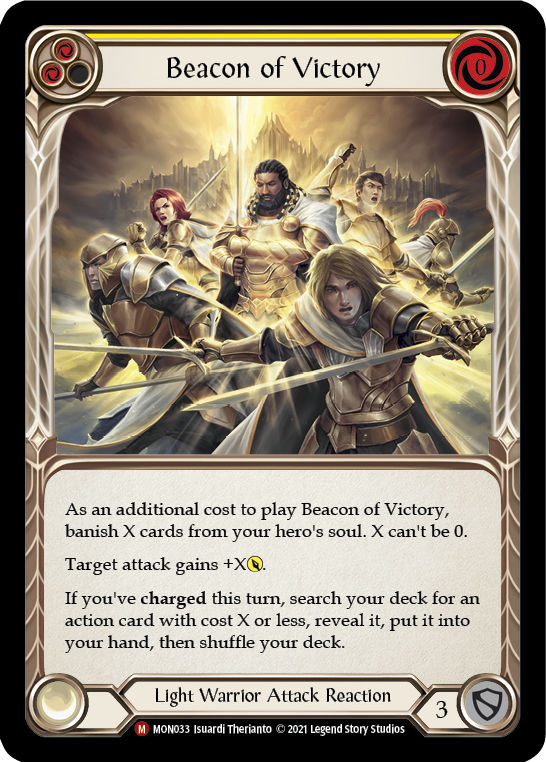 Beacon of Victory [MON033] (Monarch)  1st Edition Normal | Tables and Towers