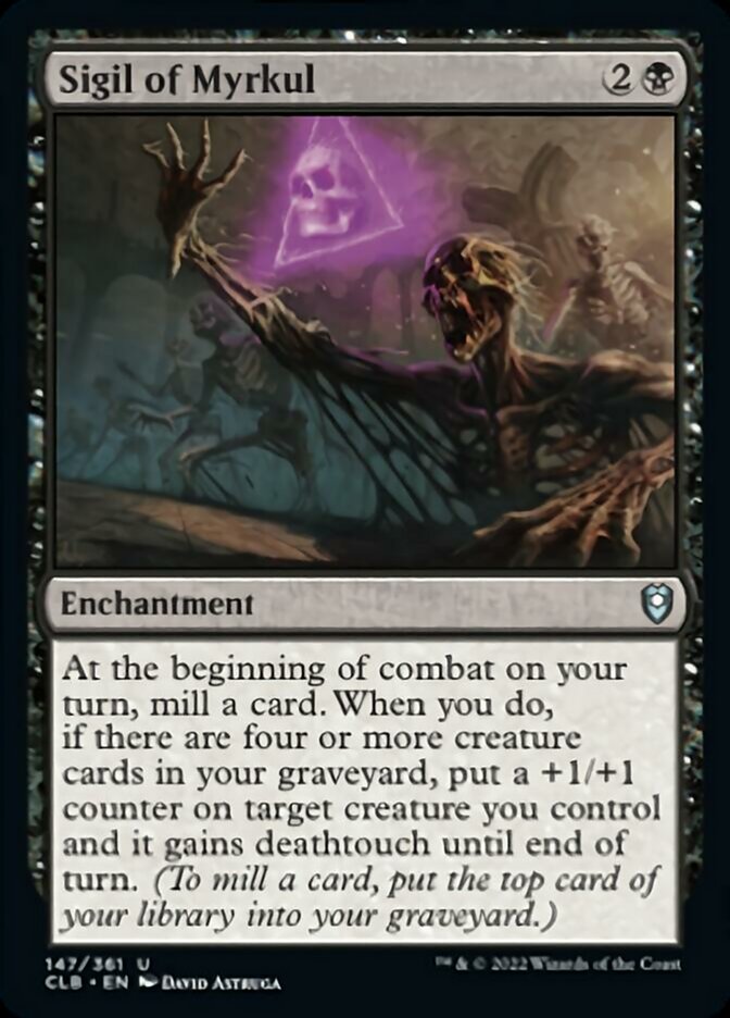 Sigil of Myrkul [Commander Legends: Battle for Baldur's Gate] | Tables and Towers