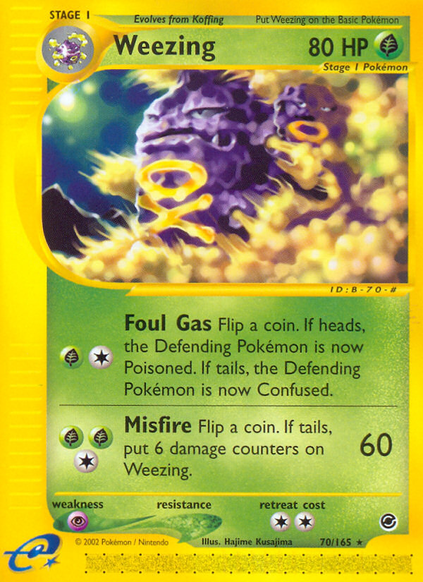 Weezing (70/165) [Expedition: Base Set] | Tables and Towers