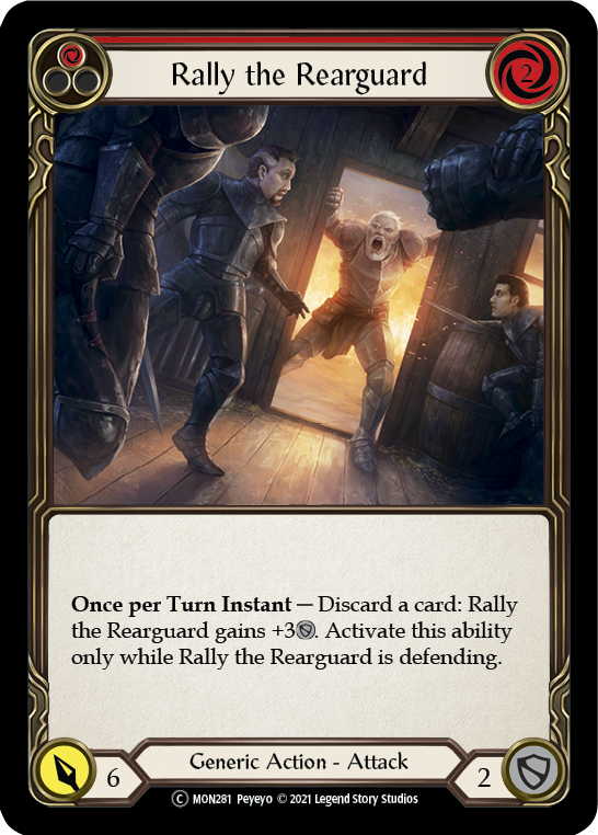 Rally the Rearguard (Red) [U-MON281] (Monarch Unlimited)  Unlimited Normal | Tables and Towers