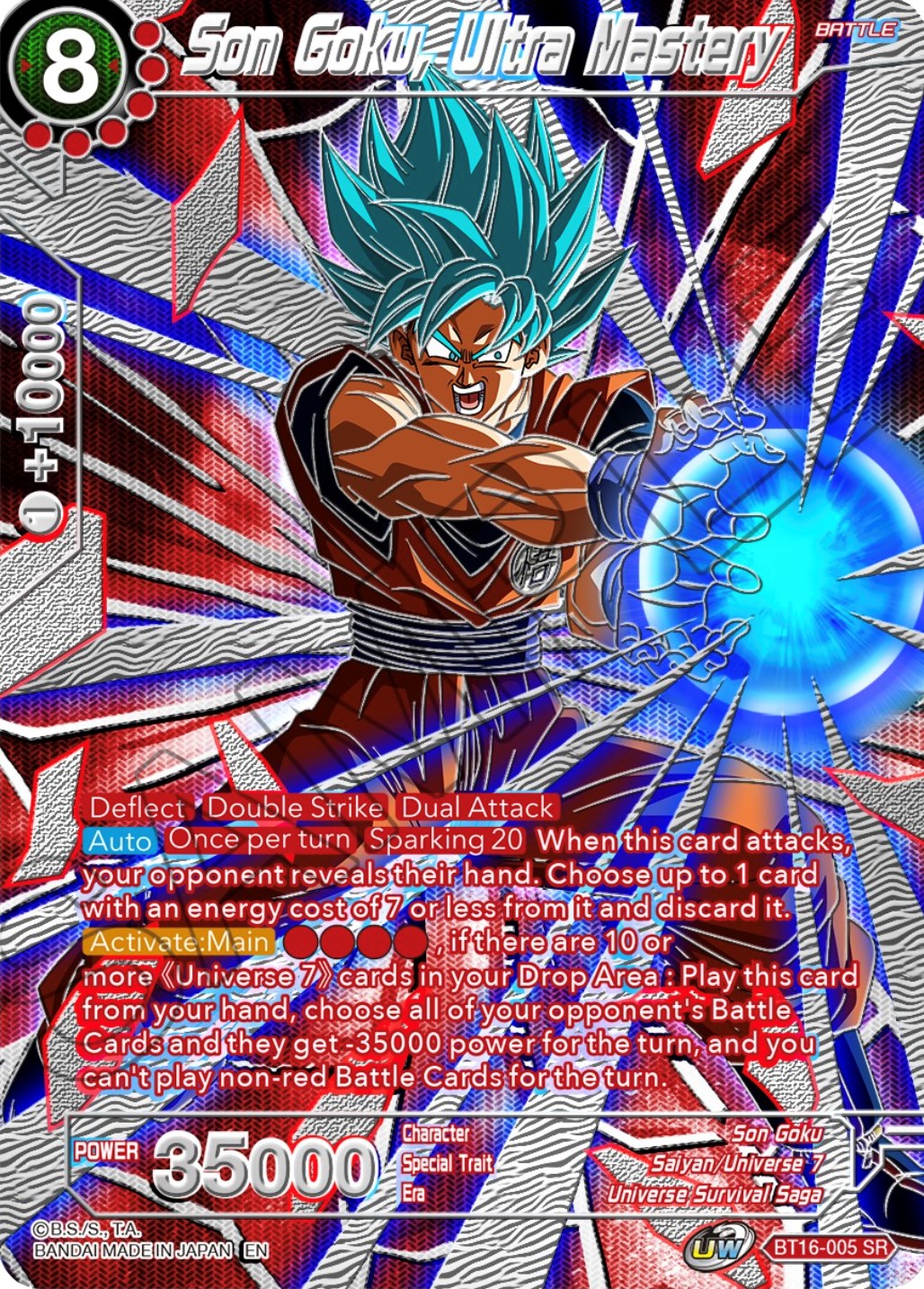 Son Goku, Ultra Mastery (BT16-005) [Collector's Selection Vol. 3] | Tables and Towers