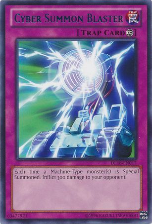 Cyber Summon Blaster (Blue) [DL18-EN017] Rare | Tables and Towers