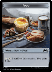 Faerie // Food (0012) Double-Sided Token [Wilds of Eldraine Tokens] | Tables and Towers