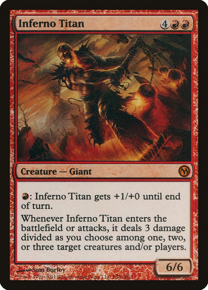 Inferno Titan (Duels of the Planeswalkers Promos) [Duels of the Planeswalkers Promos 2011] | Tables and Towers