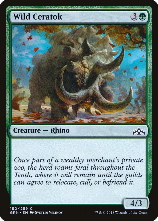 Wild Ceratok [Guilds of Ravnica] | Tables and Towers