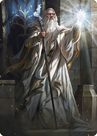 Gandalf the White Art Card [The Lord of the Rings: Tales of Middle-earth Art Series] | Tables and Towers