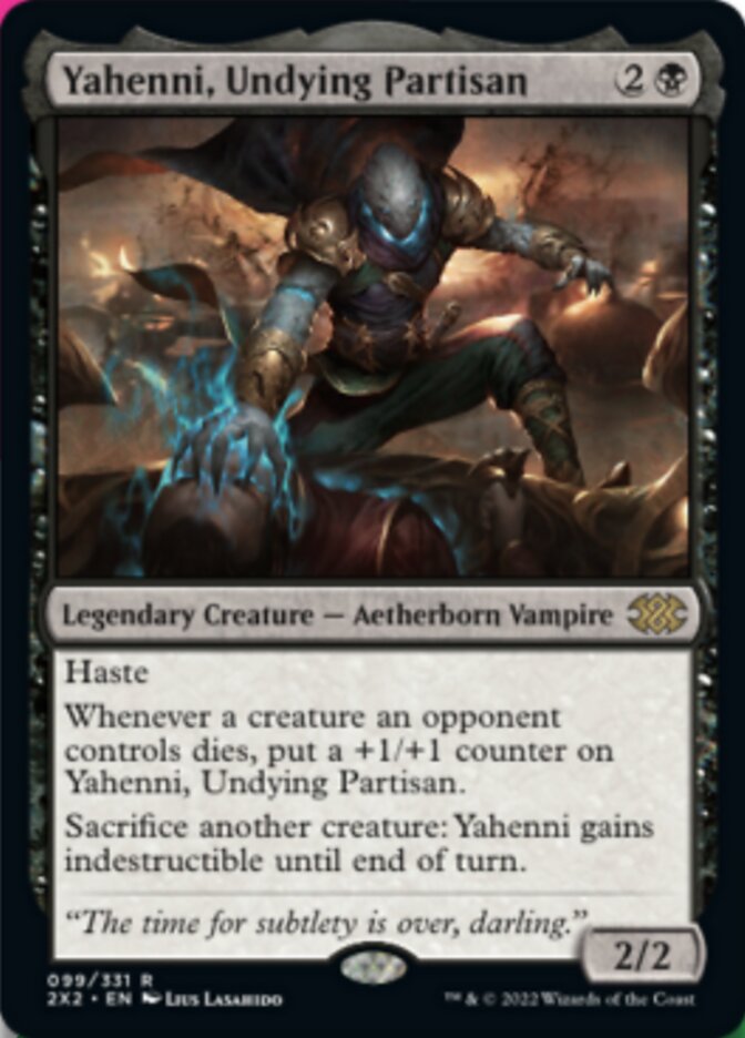 Yahenni, Undying Partisan [Double Masters 2022] | Tables and Towers