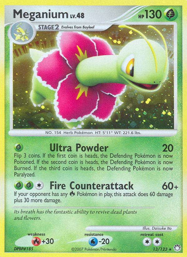 Meganium (13/123) [Diamond & Pearl: Mysterious Treasures] | Tables and Towers