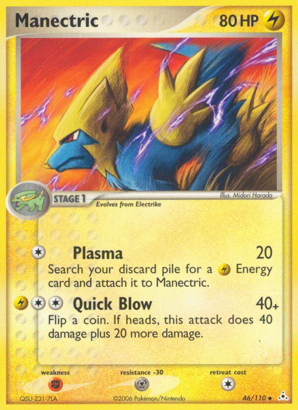 Manectric (46/110) [EX: Holon Phantoms] | Tables and Towers