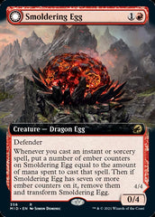 Smoldering Egg // Ashmouth Dragon (Extended Art) [Innistrad: Midnight Hunt] | Tables and Towers