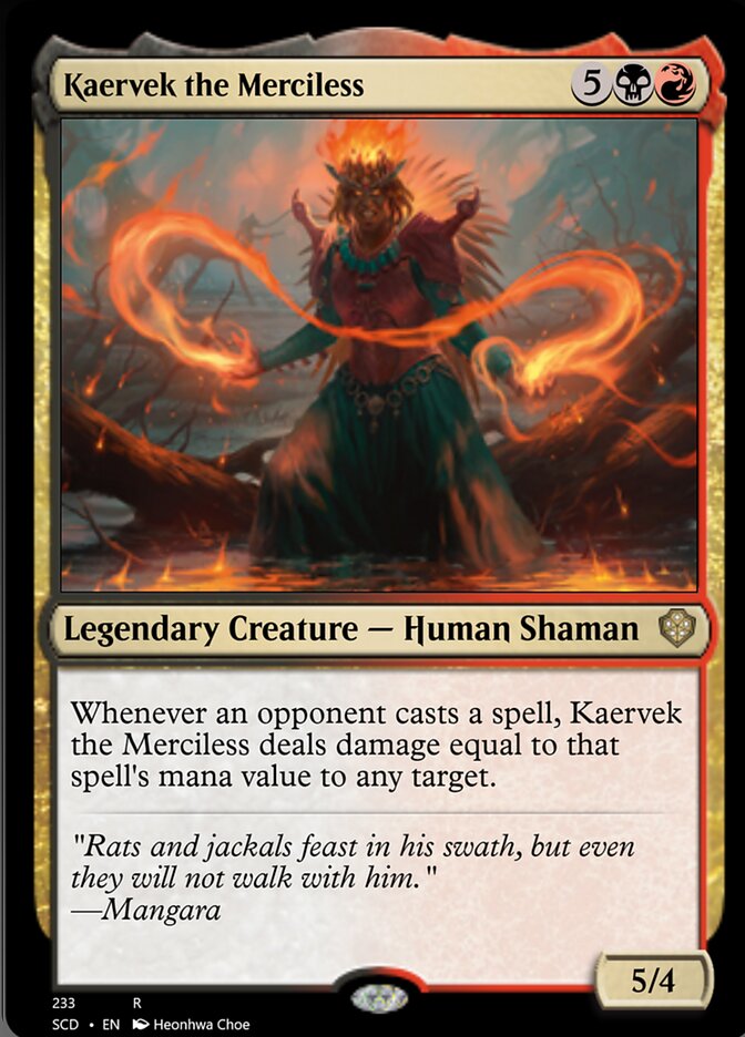 Kaervek the Merciless [Starter Commander Decks] | Tables and Towers