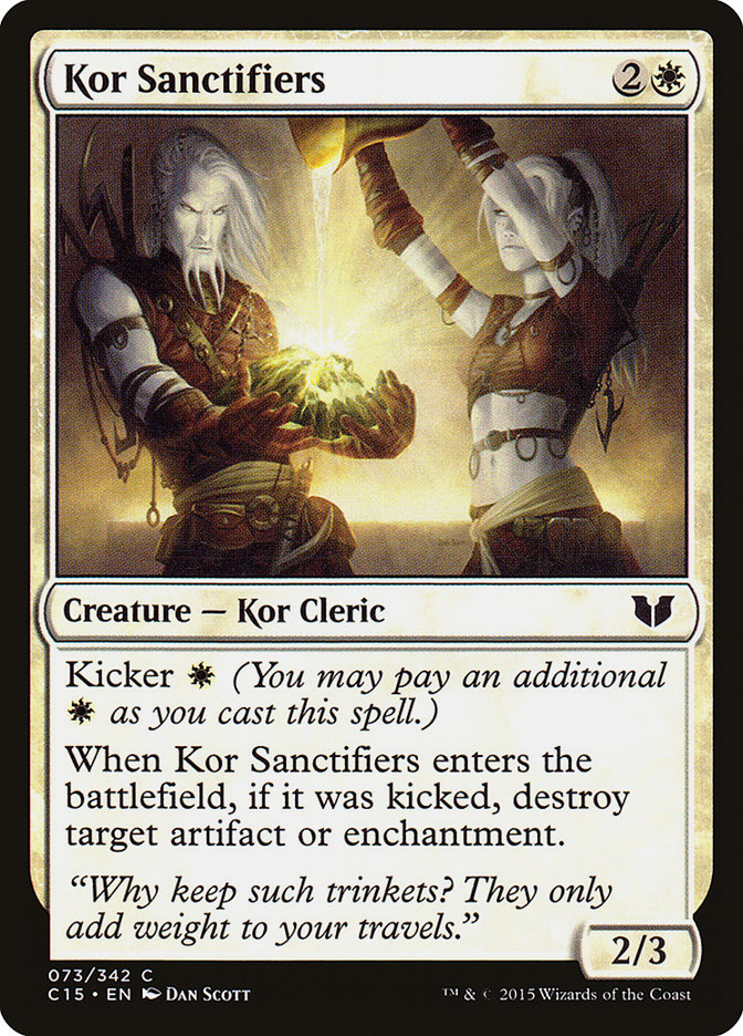 Kor Sanctifiers [Commander 2015] | Tables and Towers