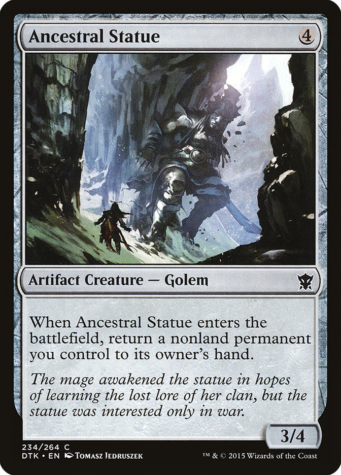 Ancestral Statue [Dragons of Tarkir] | Tables and Towers