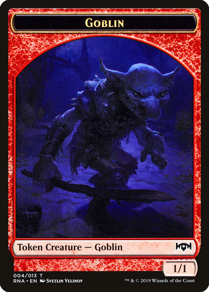 Goblin Token [Ravnica Allegiance Tokens] | Tables and Towers