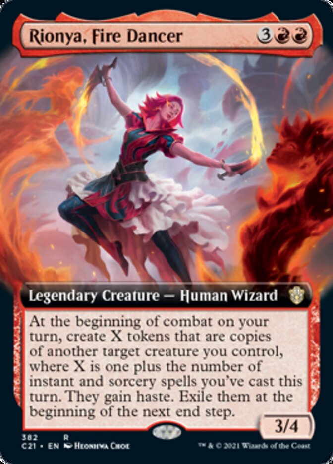 Rionya, Fire Dancer (Extended Art) [Commander 2021] | Tables and Towers