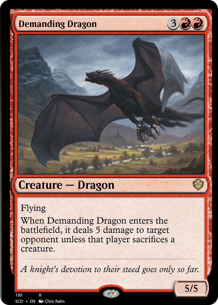 Demanding Dragon [Starter Commander Decks] | Tables and Towers