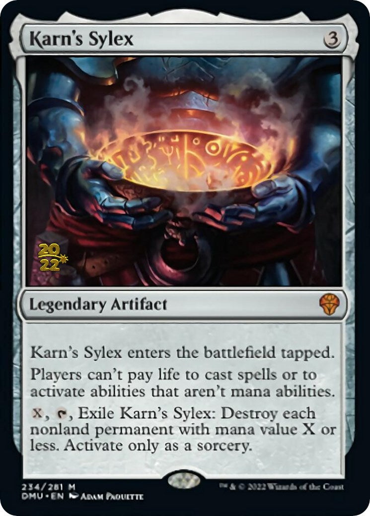 Karn's Sylex [Dominaria United Prerelease Promos] | Tables and Towers