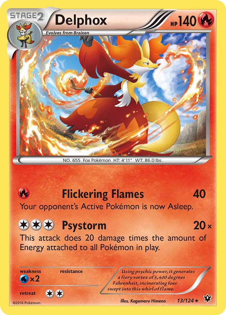 Delphox (13/124) (Theme Deck Exclusive) [XY: Fates Collide] | Tables and Towers