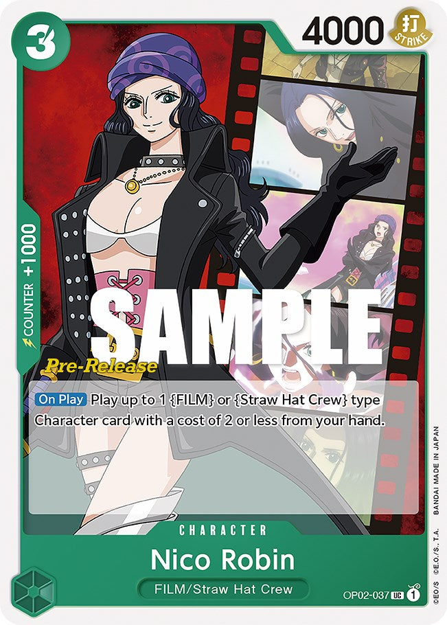 Nico Robin [Paramount War Pre-Release Cards] | Tables and Towers