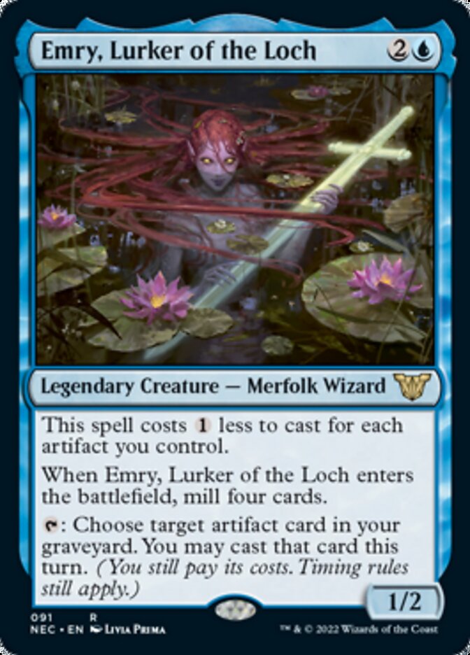 Emry, Lurker of the Loch [Kamigawa: Neon Dynasty Commander] | Tables and Towers